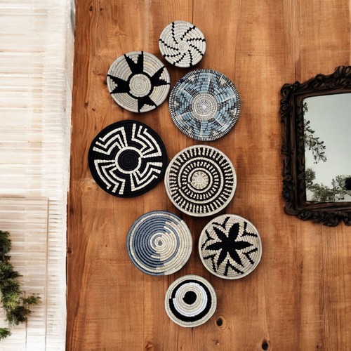 Handwoven sabai grass baskets - handwoven,